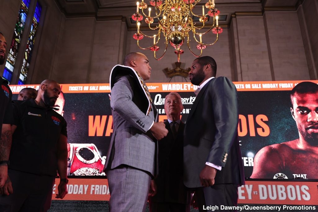 Okolie’s Endorsement: Dubois Poised for Victory Against Wardley